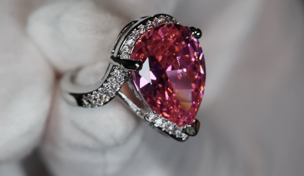 Pink Diamond Ring