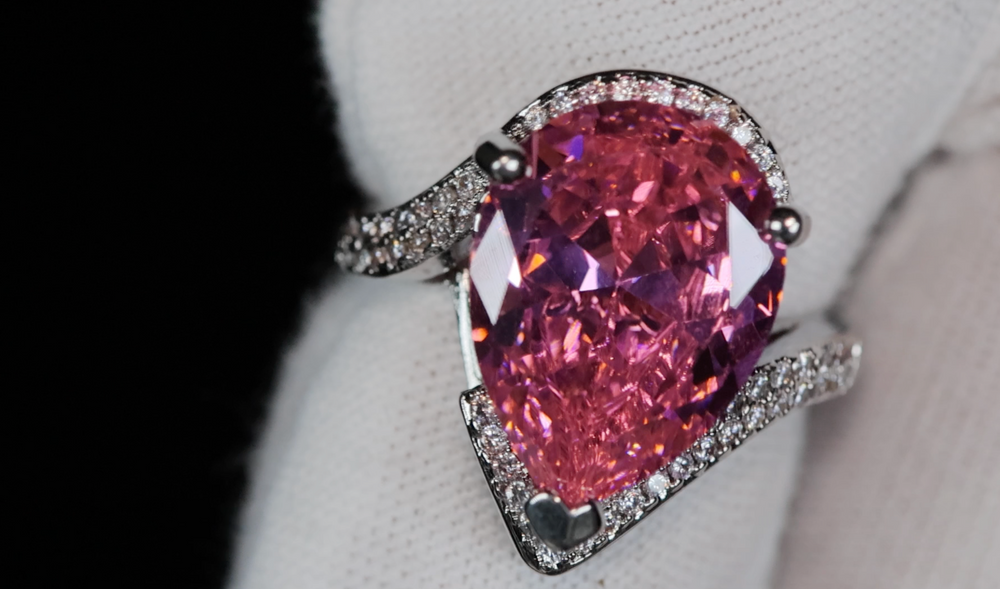 Pink Diamond Ring