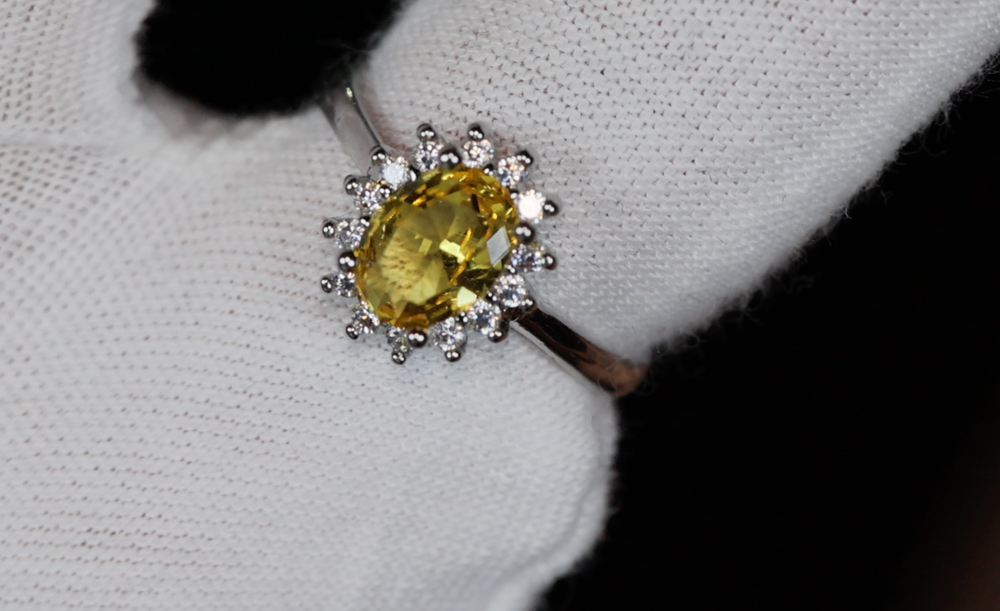 Yellow Diamond Engagement Ring