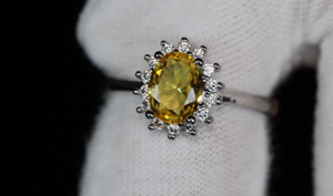 Yellow Diamond Engagement Ring