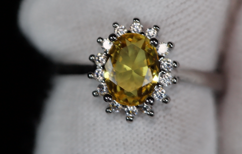 Yellow Diamond Engagement Ring