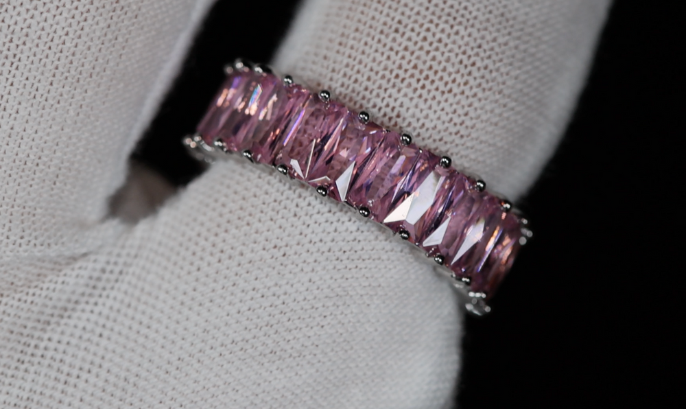 Pink Diamond Eternity Ring