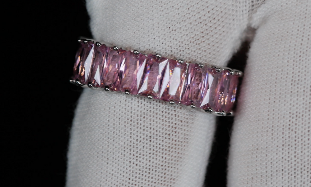 Pink Diamond Eternity Ring