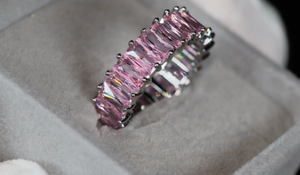 Pink Diamond Ring