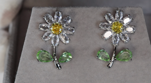 Flower Diamond Earrings