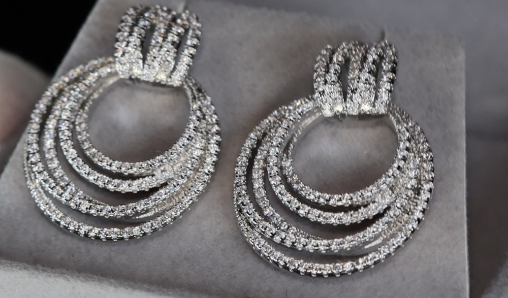 Womens Diamond Earrings