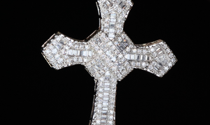 Mens Big Cross Pendant