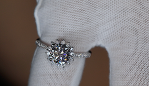 Womens Moissanite Engagement Rings