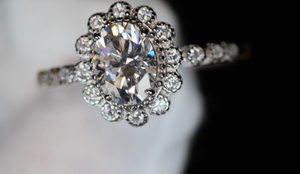 Moissanite Engagement Rings | Oval Moissanite Rings