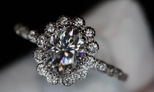 Moissanite Engagement Rings | Oval Moissanite Rings