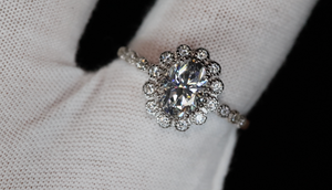 Moissanite Engagement Rings | Oval Moissanite Rings