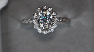 Moissanite Engagement Rings | Oval Moissanite Rings