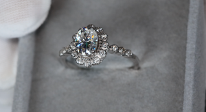 Moissanite Engagement Rings | Oval Moissanite Rings