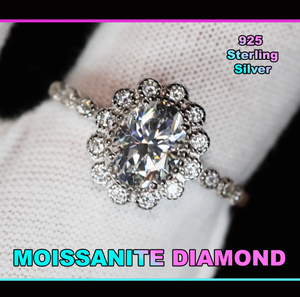 Moissanite Engagement Rings | Oval Moissanite Rings