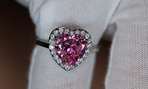 Pink Diamond Ring