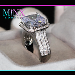 Big Princess Cut Diamond Ring