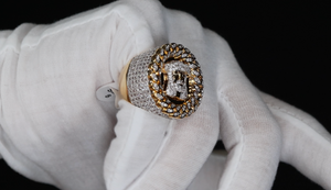 Iced Out Jesus Ring, Jesus Face Ring, Jesus Head Ring, Hip Hop Jesus