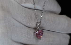 5.0 Carat Pink Diamond Heart Pendant | Pink Diamond Pendant
