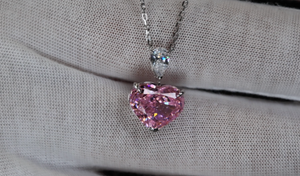 5.0 Carat Pink Diamond Heart Pendant | Pink Diamond Pendant