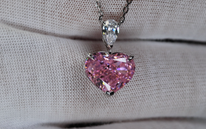 5.0 Carat Pink Diamond Heart Pendant | Pink Diamond Pendant
