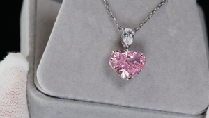 5.0 Carat Pink Diamond Heart Pendant | Pink Diamond Pendant