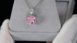 5.0 Carat Pink Diamond Heart Pendant | Pink Diamond Pendant