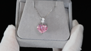 5.0 Carat Pink Diamond Heart Pendant | Pink Diamond Pendant