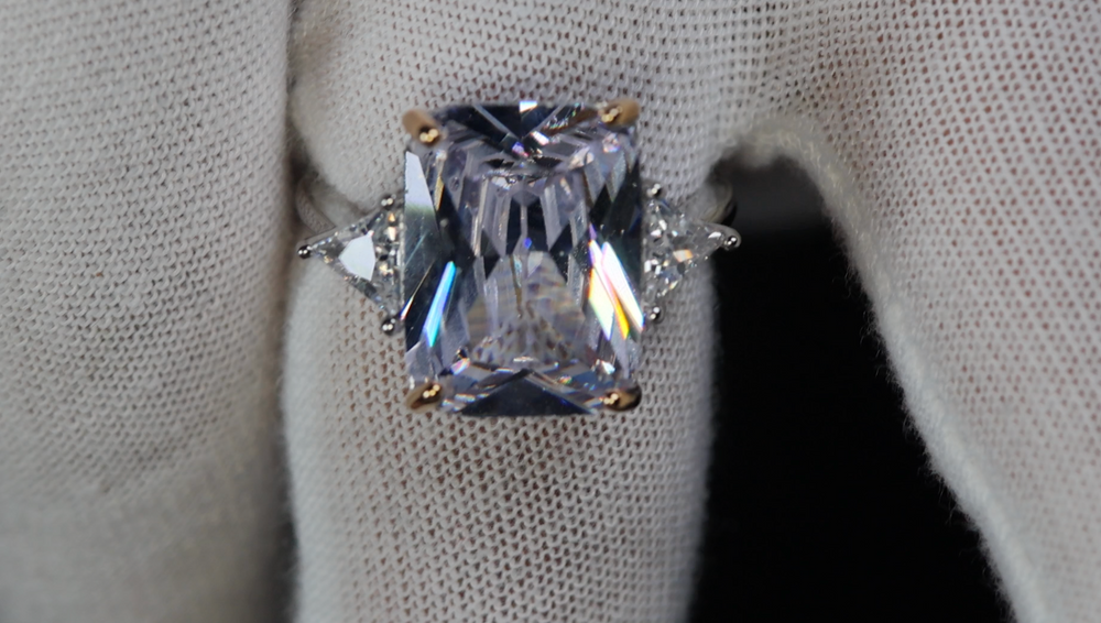 Womens Big Diamond Ring