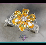Women's Yellow Diamond Ring