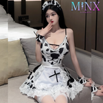 Cow Print Cosplay Lingerie