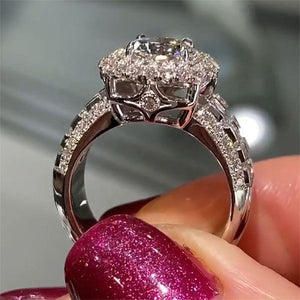 Promise Ring | Womens Ring | Princess Cut Diamond Engagement Ring