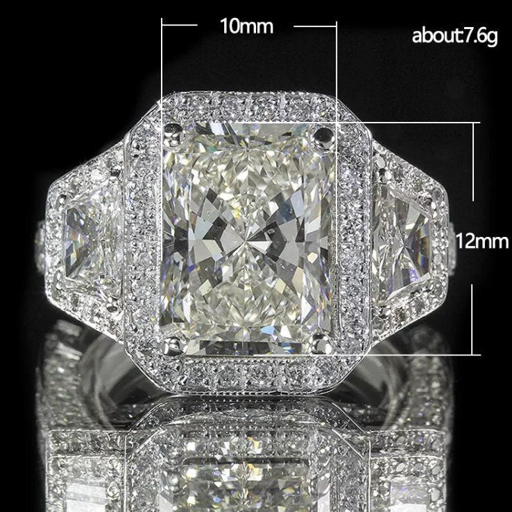 
            
                Load image into Gallery viewer, Big Diamond Ring | Womens Big Diamond Ring | Womens Engagement Ring | Womens Wedding Ring | Womens Big Rings
            
        