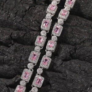 Pink Diamond Hip Hop Chain