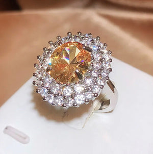 Champagne Diamond Ring | Champagne Diamond Engagement Rings | Champagne Diamond Rings | Champagne Diamond Engagement Ring | Beautiful Ring