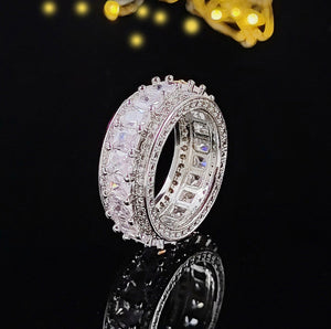 Baguette Ring | Eternity Ring | Womens Wedding Band | Diamond Ring