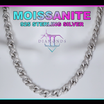 Moissanite Infinity Chain