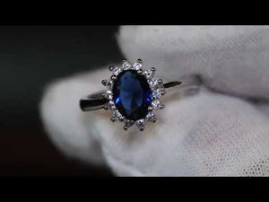 
            
                Load and play video in Gallery viewer, SAPPHIRE BLUE RING
            
        