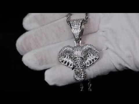 
            
                Load and play video in Gallery viewer, Diamond Elephant Pendant
            
        