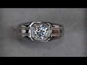 
            
                Load and play video in Gallery viewer, Mens Moissanite Lab Grown Diamond Ring
            
        