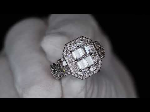 
            
                Load and play video in Gallery viewer, Baguette Diamond Eternity Ring
            
        
