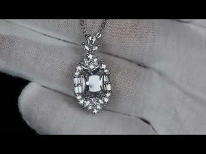 
            
                Load and play video in Gallery viewer, Womens Radiant Diamond Pendant
            
        