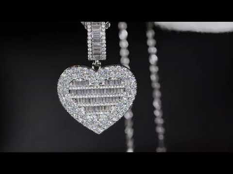 
            
                Load and play video in Gallery viewer, Diamond Heart Locket Pendant
            
        