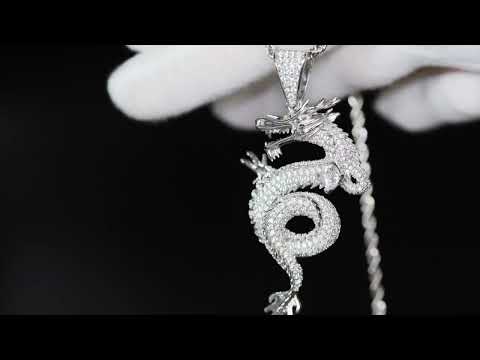 
            
                Load and play video in Gallery viewer, Diamond Dragon Pendant
            
        