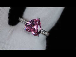 
            
                Load and play video in Gallery viewer, pink diamond engagement ring
            
        