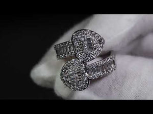 
            
                Load and play video in Gallery viewer, Silver Diamond Heart Ring
            
        