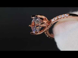 
            
                Load and play video in Gallery viewer, Womens Rose Gold Ring | Rose Gold Engagement Ring | Diamond Engagement Ring | Rose Gold Ring | Engagement Ring | Rose Gold Wedding Ring
            
        