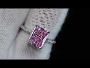 
            
                Load and play video in Gallery viewer, Pink Diamond Engagement Ring
            
        