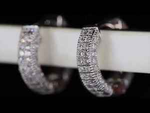 
            
                Load and play video in Gallery viewer, lab grown diamond hoop earrings
            
        