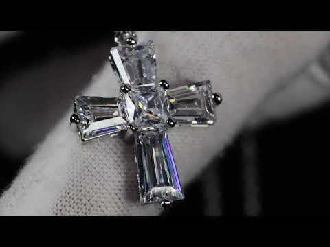 
            
                Load and play video in Gallery viewer, Small Diamond Cross Pendant
            
        