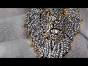 
            
                Load and play video in Gallery viewer, Diamond lion pendant
            
        